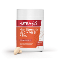 Nutralife High Strength Vitamin C + Vitamin D + Zinc | Mr Vitamins