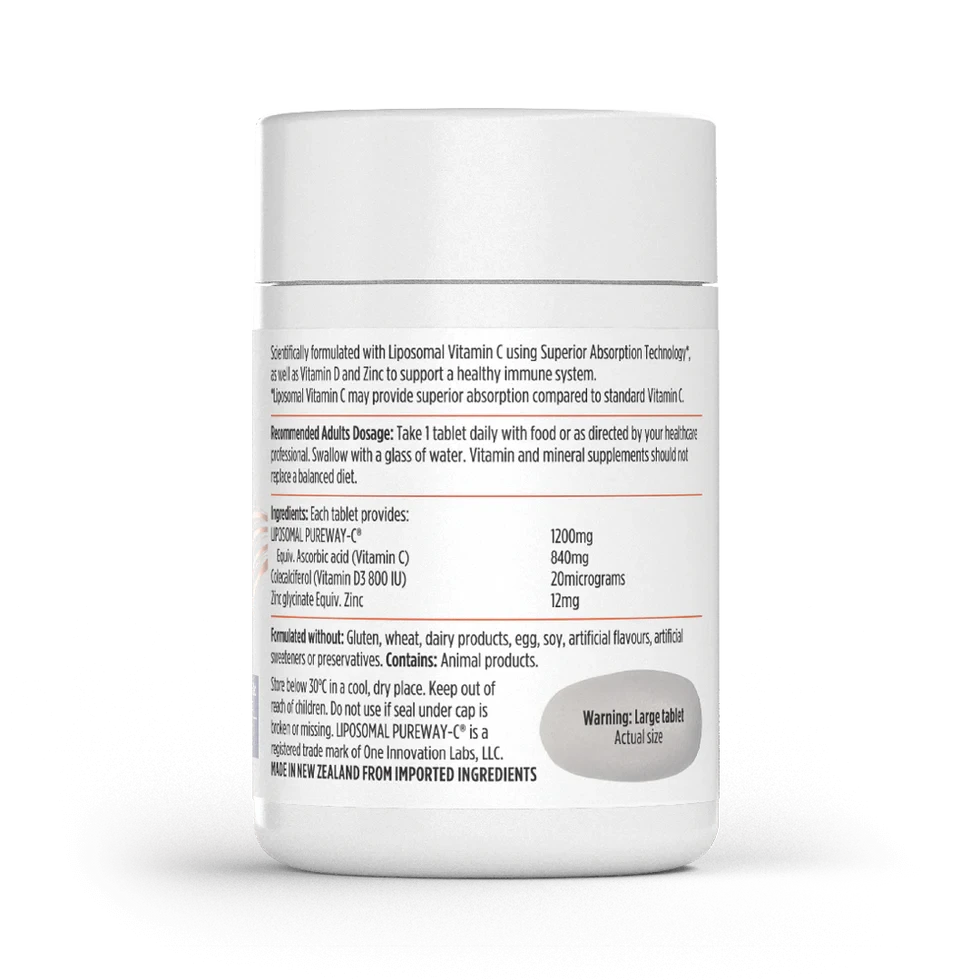 Nutralife Liposomal Vitamin C Advanced 30 Tablets | Mr Vitamins