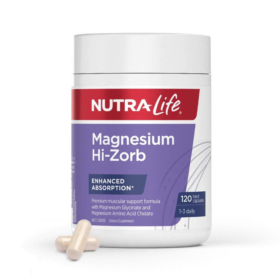 Nutralife Magnesium Hi-Zorb 120 Capsules | Mr Vitamins