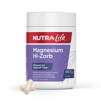 Nutralife Magnesium Hi-Zorb 120 Capsules | Mr Vitamins