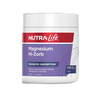 Nutralife Magnesium Hi-Zorb 200 Capsules | Mr Vitamins