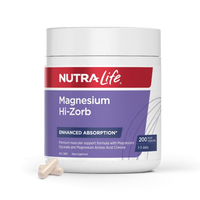 Nutralife Magnesium Hi-Zorb 200 Capsules | Mr Vitamins