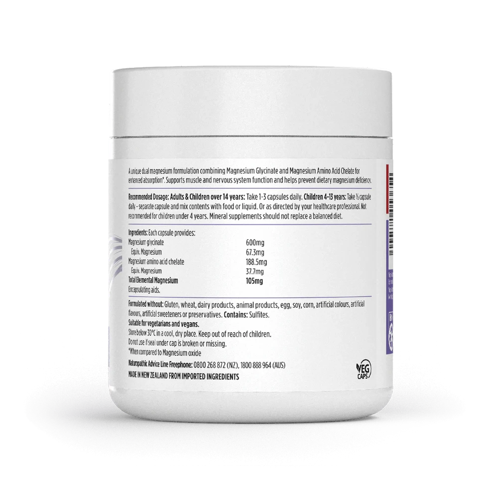Nutralife Magnesium Hi-Zorb 200 Capsules | Mr Vitamins