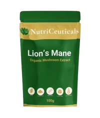 Nutriceuticals Lion’s Mane Powder 100g | Mr Vitamins
