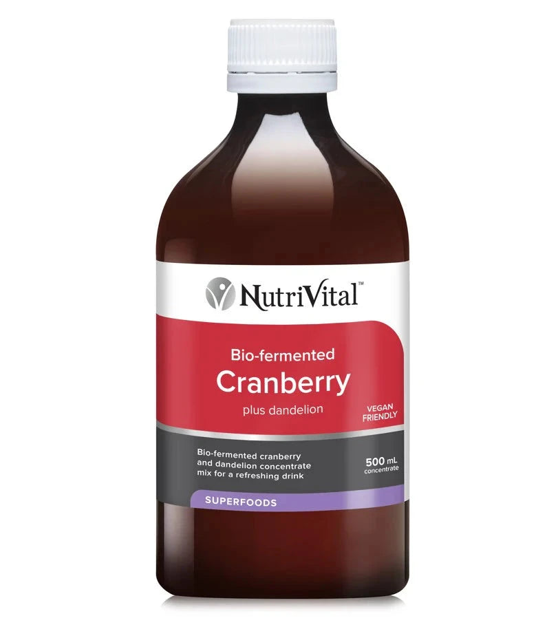 Nutrivital Liquid Bio-Fermented Organic Cranberry Liquid