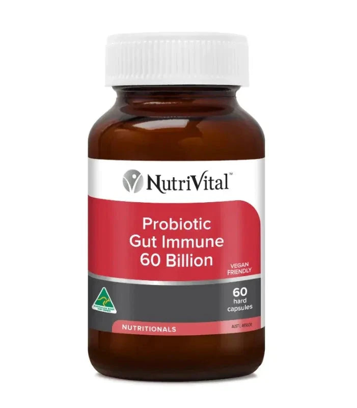 Nutrivital Probiotic Gut Immune 60 Billion | Mr Vitamins
