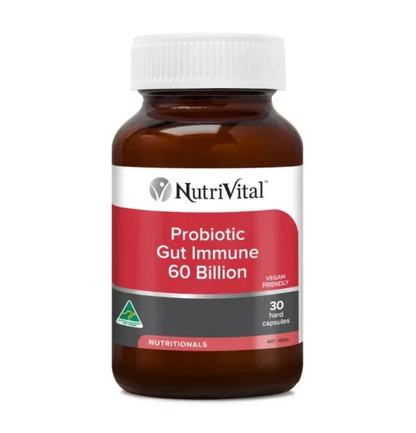 Nutrivital Probiotic Gut Immune 60 Billion | Mr Vitamins