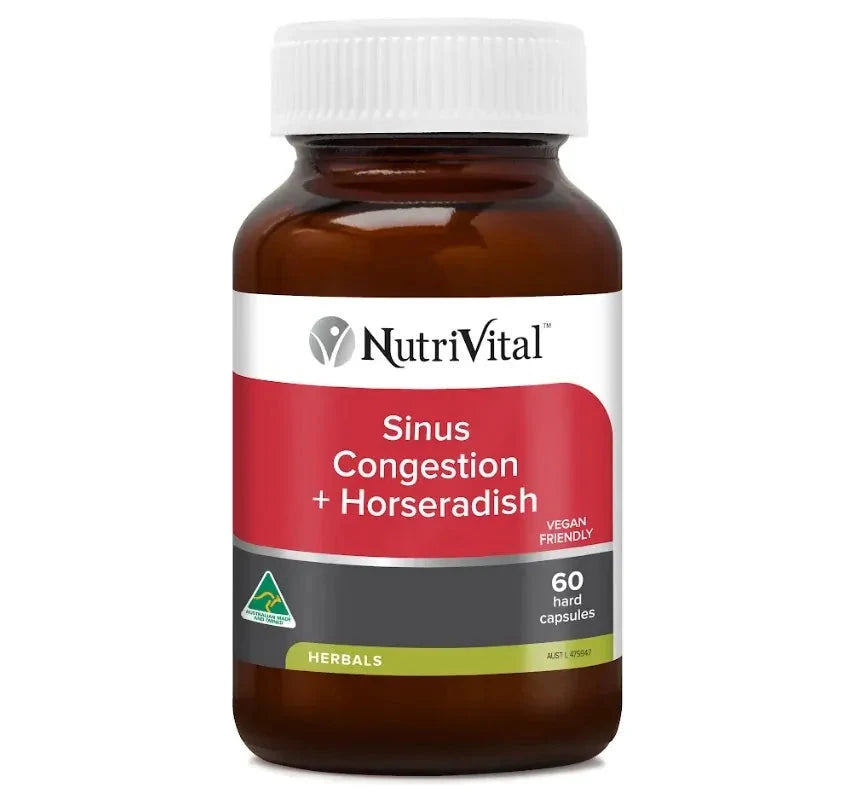 Nutrivital Sinus Congestion Horseradish | Mr Vitamins