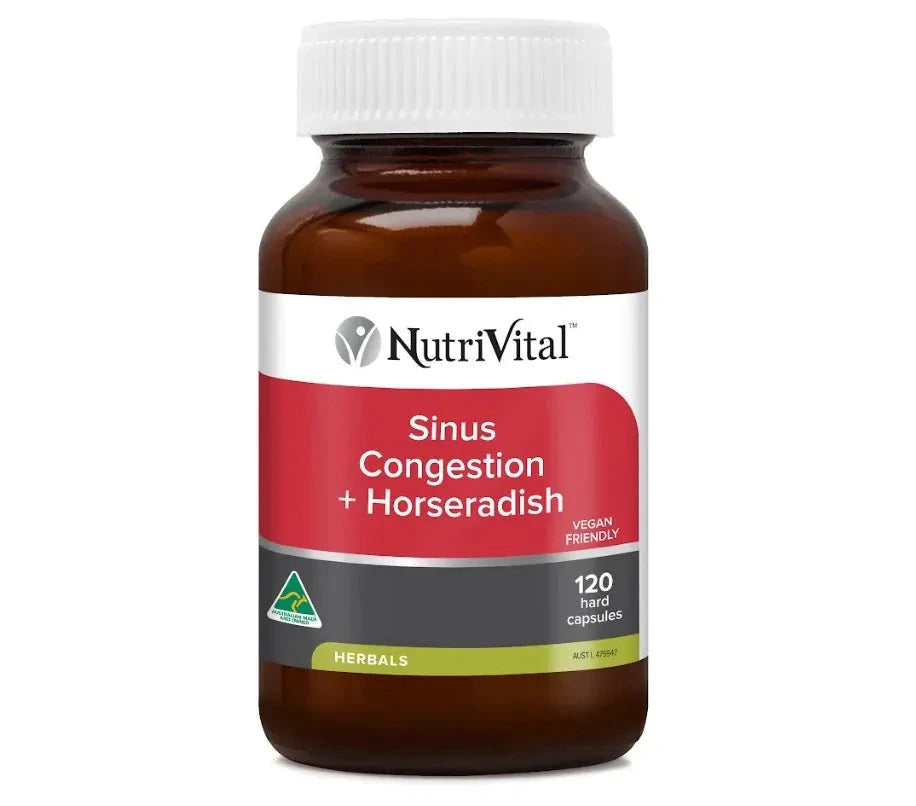 Nutrivital Sinus Congestion Horseradish | Mr Vitamins