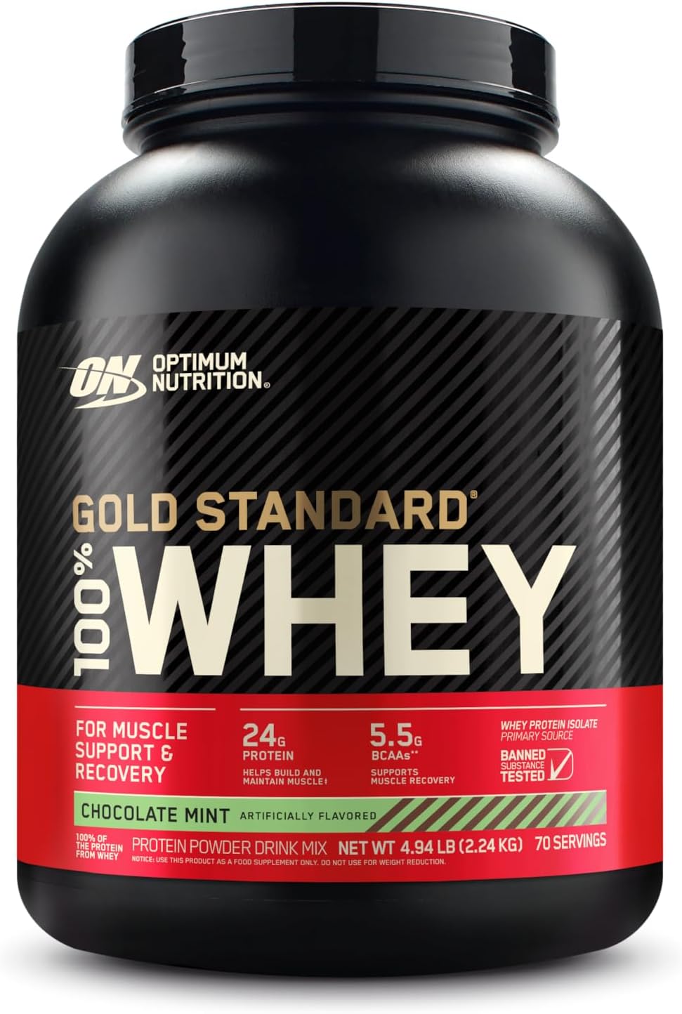 Optimum Nutrition Gold Standard 100% Whey Chocolate Mint 2.27kg