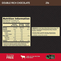 Optimum Nutrition Gold Standard 100% Whey Double Rich Chocolate 909g | Mr Vitamins