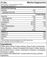 Optimum Nutrition Gold Standard 100% Whey Mocha Cappucino 2.27kg | Mr Vitamins