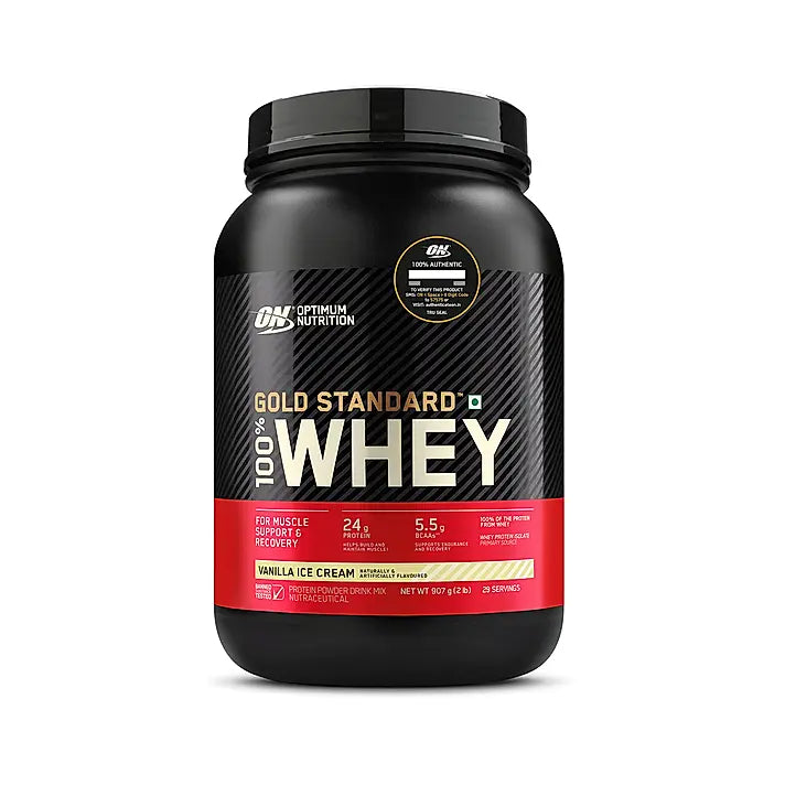 Optimum Nutrition Gold Standard 100% Whey Vanilla Ice Cream 909g