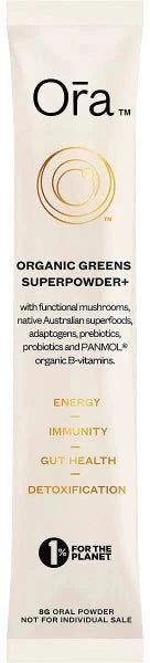 Ora Organic Greens Superpowder+ (7 Sachets 8g) | Mr Vitamins