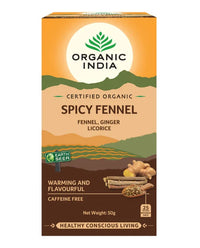 Organic India Spicy Fennel Tea | Mr Vitamins