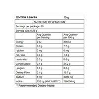 Pacific Harvest Kombu Leaves 15g | Mr Vitamins