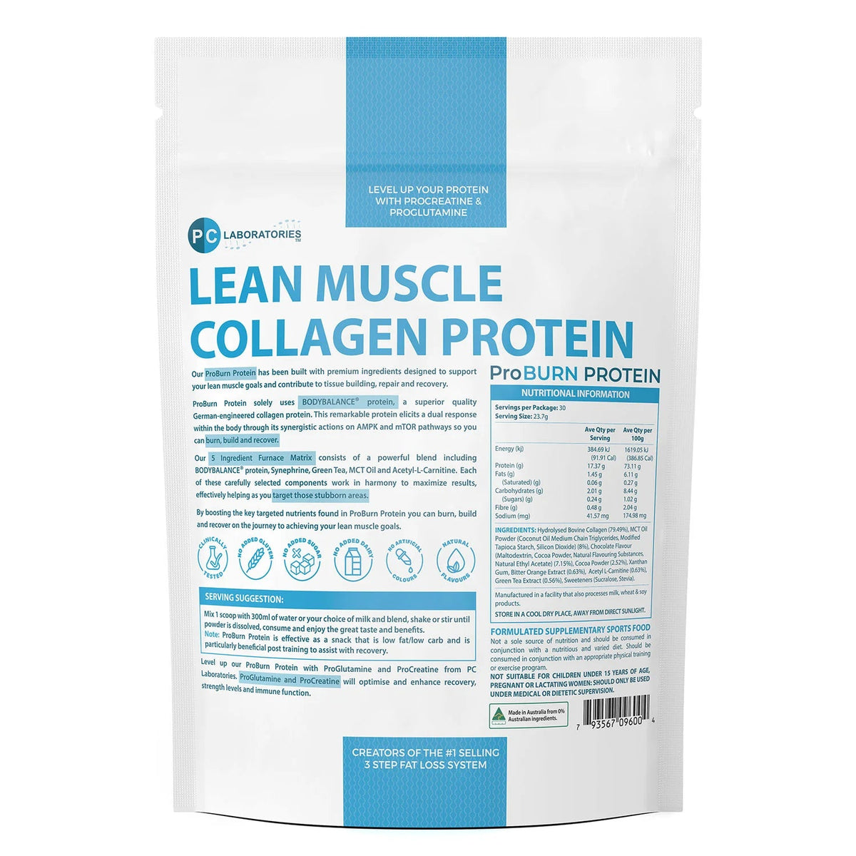 PC Laboratories ProBurn Protein