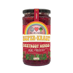 Peace Love and Vegetables Organic Superkraut Beetroot And Herbs