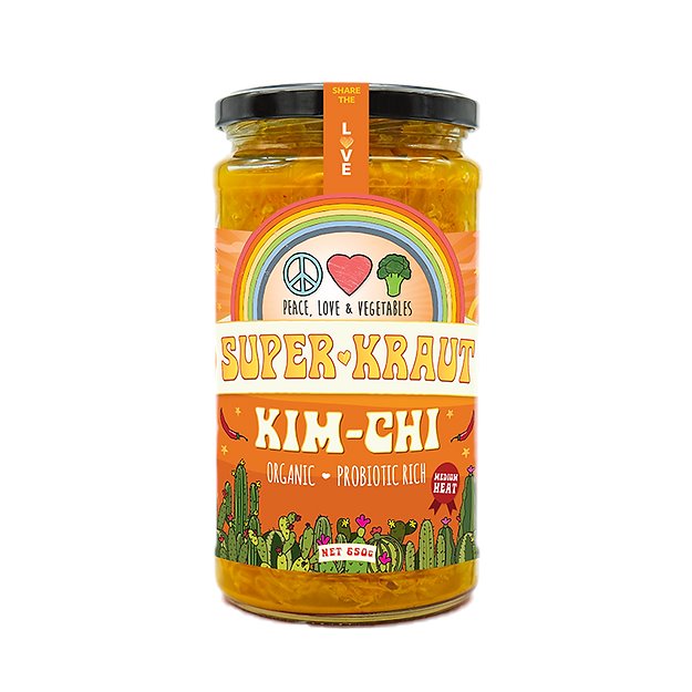 Peace Love and Vegetables Organic Superkraut Kim Chi