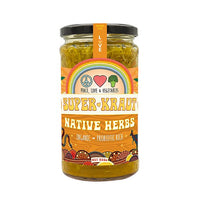 Peace Love and Vegetables Organic Superkraut Native Herbs