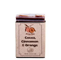 Peachie Collective Cocoa, Cinnamon and Orange Soap Bar | Mr Vitamins