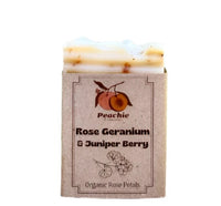 Peachie Collective Rose Geranium and Juniper Berry Soap Bar | Mr Vitamins
