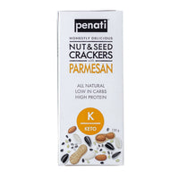 Penati Keto Nut and Seed Crackers - Parmesan 120g | Mr Vitamins
