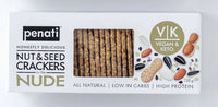 Penati Keto Nut and Seed Crackers - Plain 120g | Mr Vitamins