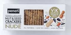 Penati Keto Nut and Seed Crackers - Plain 120g