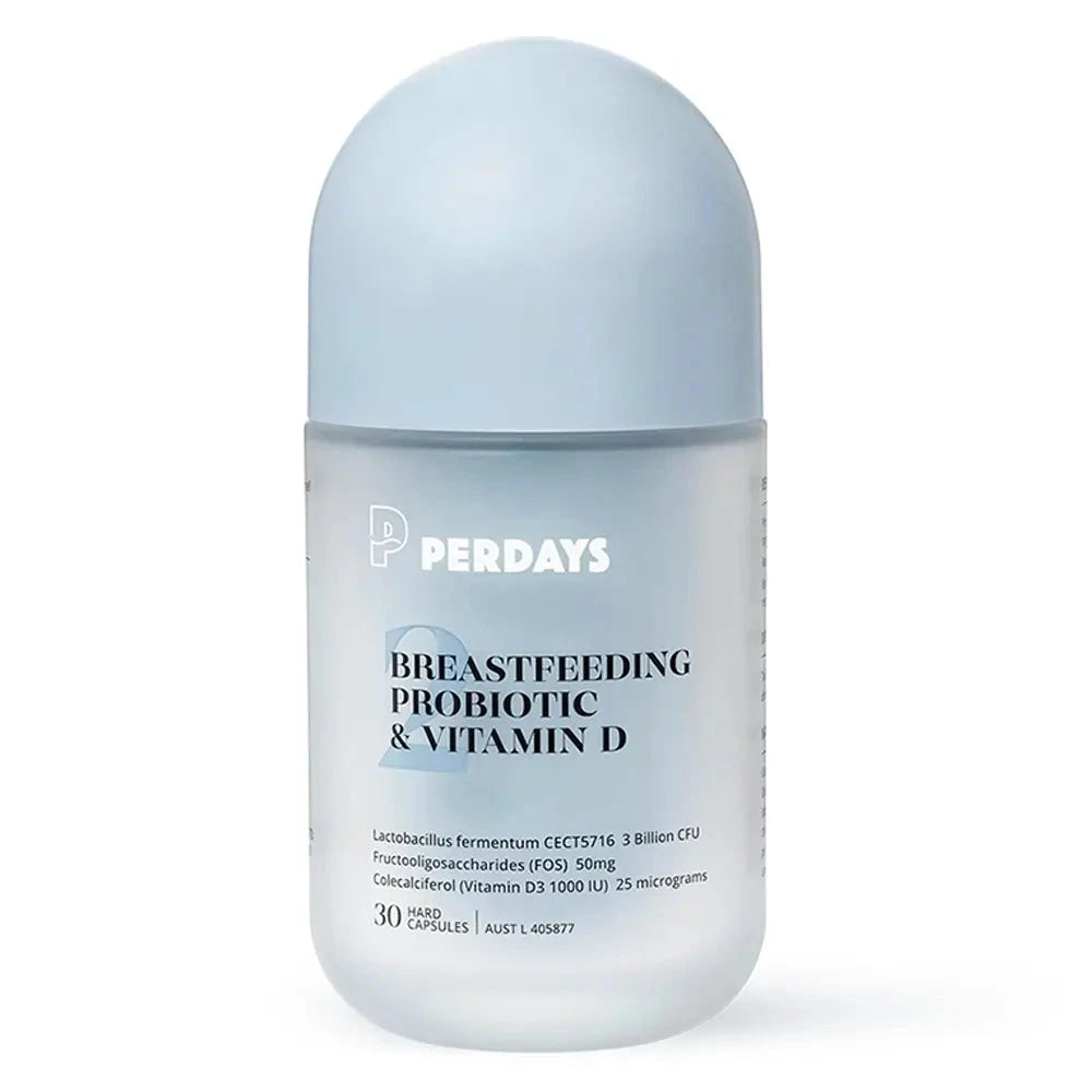 Perdays Breastfeeding Probiotic & Vitamin D 30 Capsules