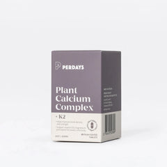 Perdays Plant Calcium Complex + K2 60 Tablets