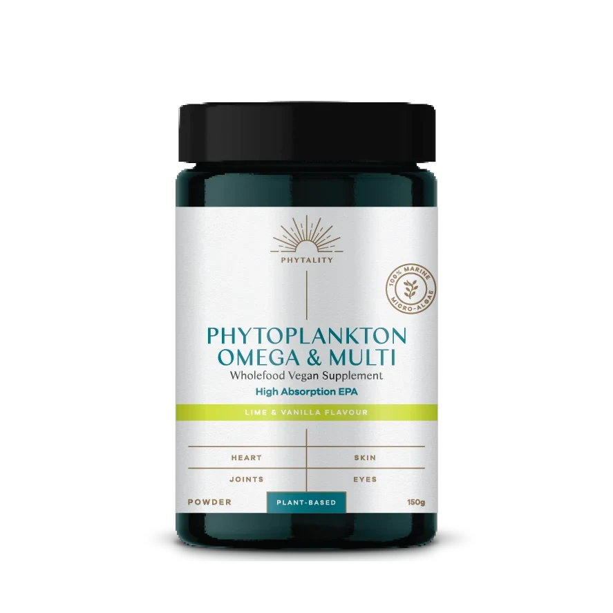 Phytality Nutrition Ultana Phytoplankton Omega and Multi Lime and Vanilla Jar | Mr Vitamins