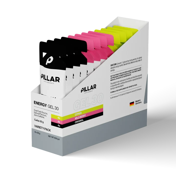 Pillar Performance Energy Gel 30 Veriety pack | Mr Vitamins