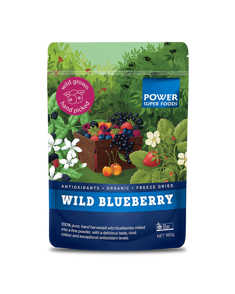 Power Superfoods Wild Blueberry Powder Cert Org 60g