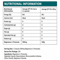 Primabolics Magnesium L-Threonate Capsules | Mr Vitamins