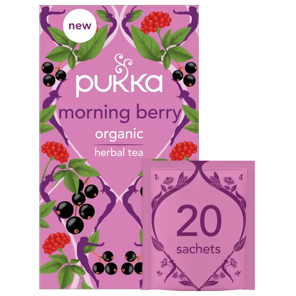 Pukka Morning Berry Tea Bags