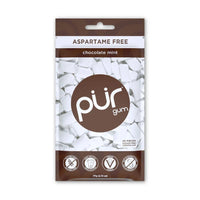 PUR CHOCOLATE MINT GUM 80G DNR