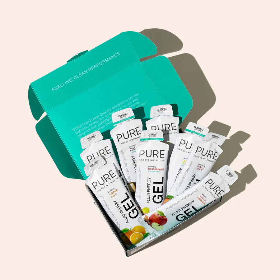 PURE Fluid Energy Gels - 8-Gel Sample Pack