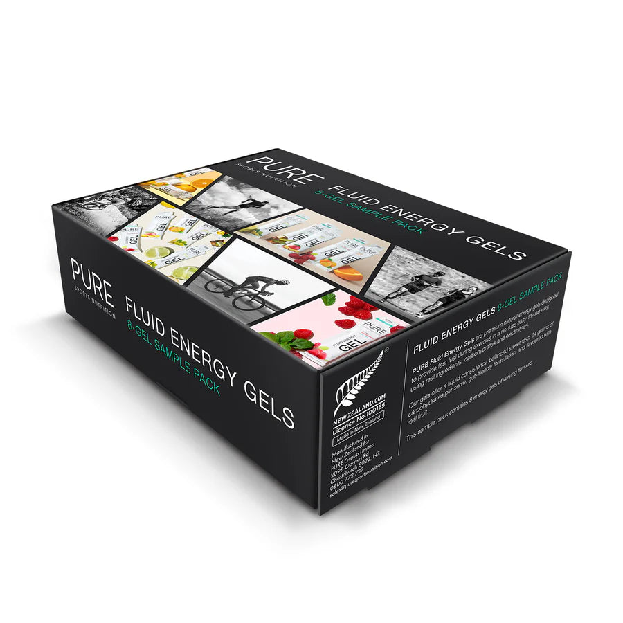 PURE Fluid Energy Gels - 8-Gel Sample Pack