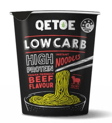 QETOE CUP NOODLES BEEF LOW CARB INSTANT 62G