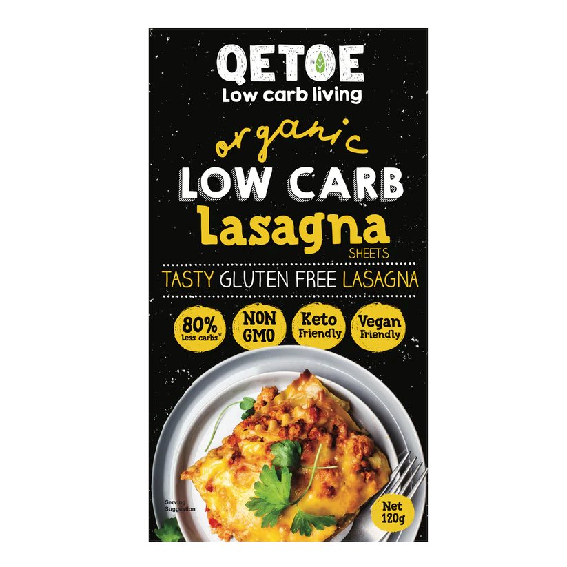 QETOE Low Carb Lasagna Sheets