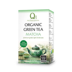Qi Organic Green Tea Matcha Tea Bags