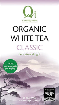 Qi Organic White Tea Classic Tea Bags | Mr Vitamins