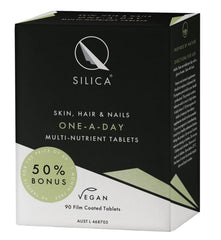 Qsilica Skin Hair & Nails One-A-Day Multi-Nutrient BONUS Pack (60 Tablets + Free 30 Tablets)