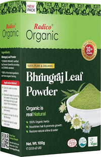 Radico Organic Scalp Treatment Mask - Organic Bhringraj Leaf Powder | Mr Vitamins