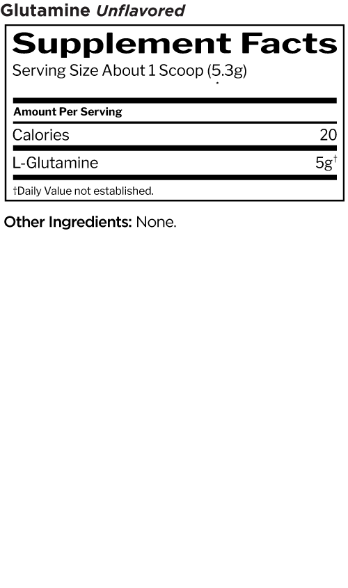 Rule 1 Glutamine