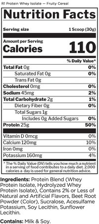 Rule 1 Protein Isolate | Mr Vitamins