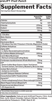 Rule1 Pre Lift - Pre Workout | Mr Vitamins