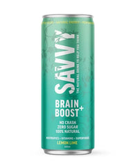 Savvy Zero Sugar Nootropic Drink Lemon Lime