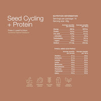 Seed Cycling + Protein Phase 2 Cinnamon Spiced Radiance | Mr Vitamins